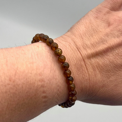 Ambre Bracelet en Pierre Boule