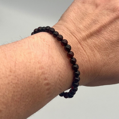 Ambre Bracelet en Pierre Boule