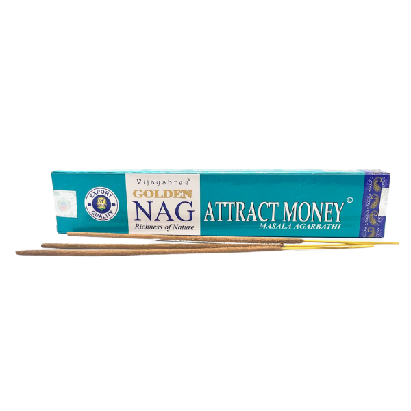 Encens attire argent (Attract Money) 15g VIJAYSHREE GOLDEN NAG