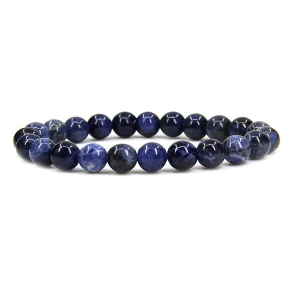 Sodalite Bracelet en Pierre Boule