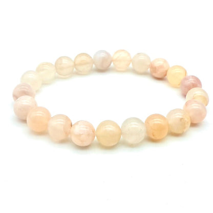 Agate fleur de cerisier Bracelet en Pierre Boule