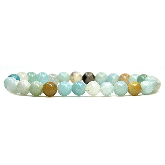 Amazonite Bracelet en Pierre Boule