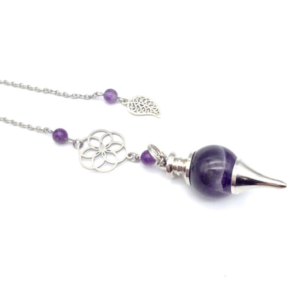 Pendule Améthyste - Pièce unique