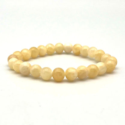 Aragonite Bracelet en Pierre Boule