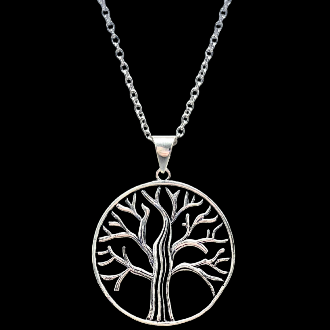 Arbre de vie Pendentif en Acier Inoxydable