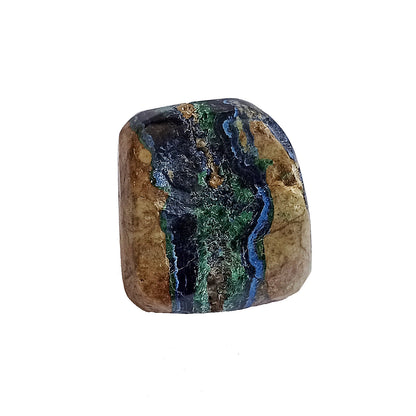 Azurite Malachite Pierre Roulée