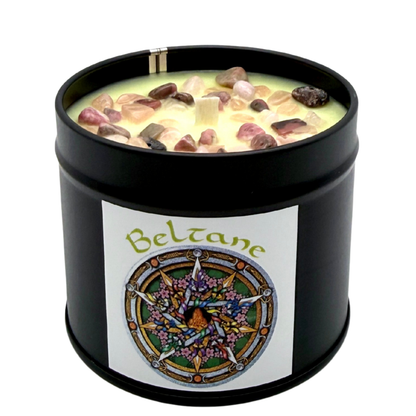 Bougie végétale parfumée – Sabbat de BELTANE – En PRE COMMANDE UNIQUEMENT – Edition limitée