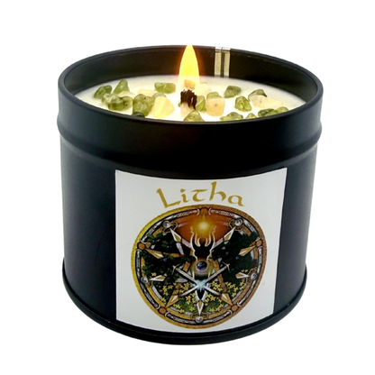 Bougie végétale parfumée – Sabbat de LITHA (Solstice d’été) – Edition limitée
