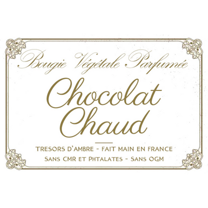 Bougie végétale parfumée Chocolat Chaud Métal