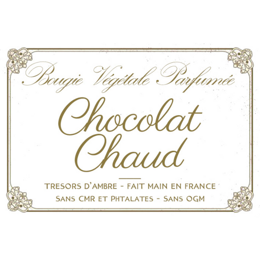 Bougie végétale parfumée Chocolat Chaud Métal
