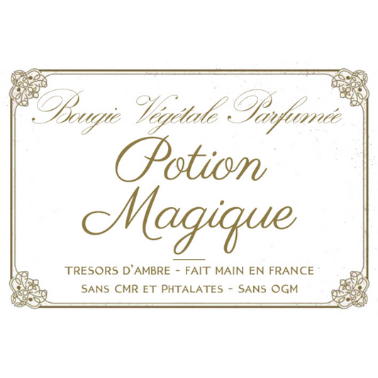Bougie végétale parfumée Potion Magique Métal