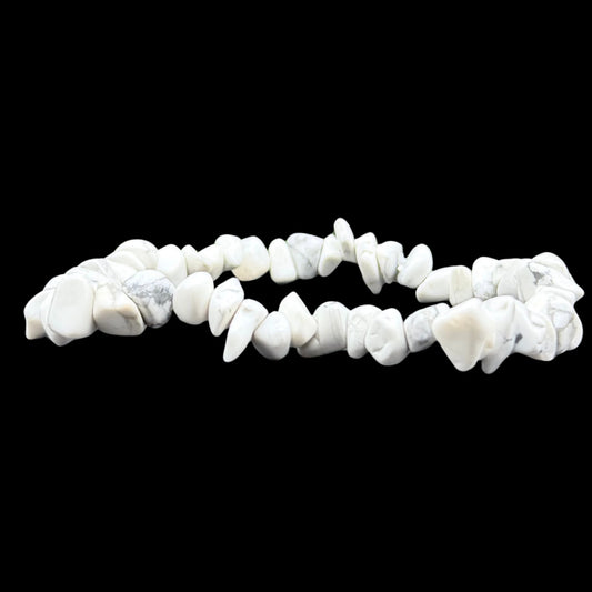Bracelet Baroque Howlite Pierre Naturelle Lithothérapie