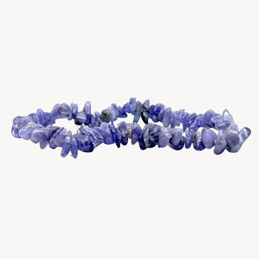 Bracelet Baroque Iolite / Cordiérite EXTRA Pierre Naturelle Lithothérapie