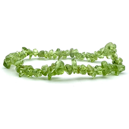Bracelet Baroque Péridot / Olivine Pierre Naturelle Lithothérapie