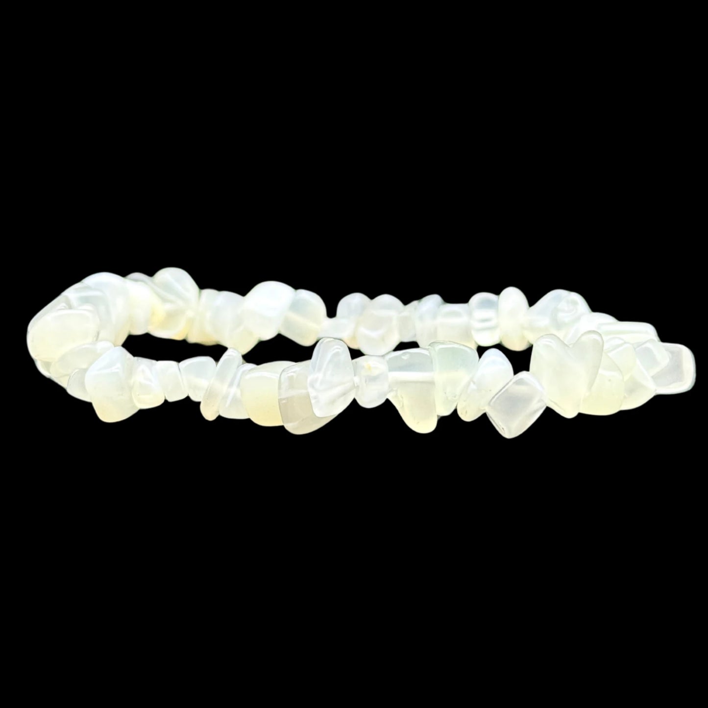 Bracelet Baroque Pierre de Lune Pierre Naturelle Lithothérapie