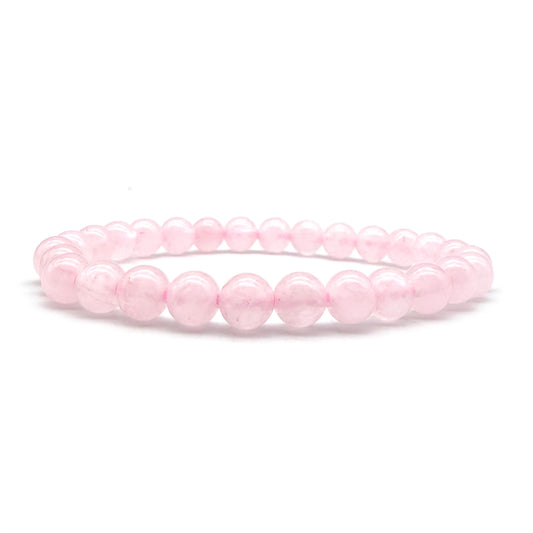 Bracelet Boule Quartz rose Pierre Naturelle Lithothérapie