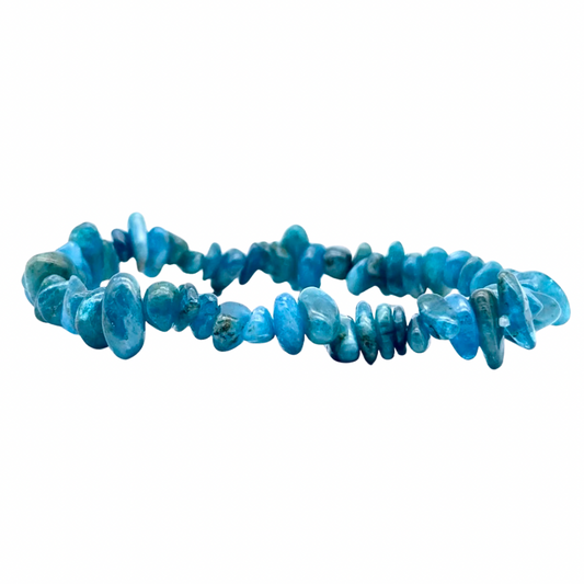 Apatite Bleue EXTRA Bracelet Baroque