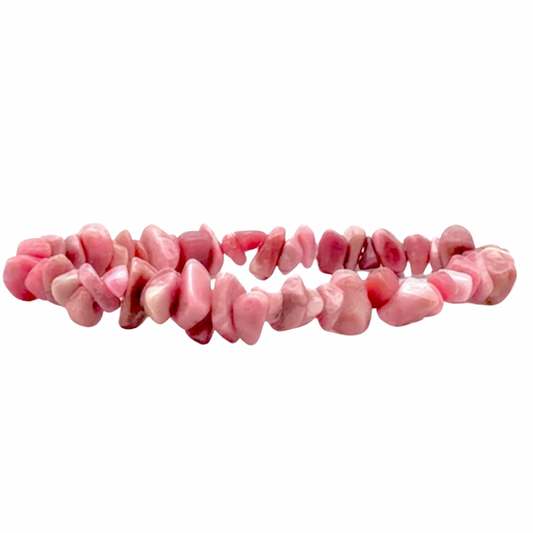 Rhodonite rose Bracelet Baroque