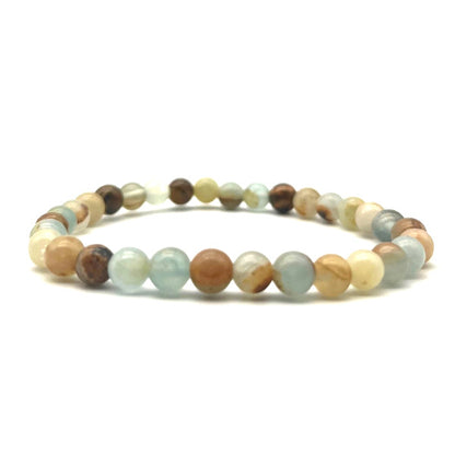 Calcite Bleue Bracelet en Pierre Boule