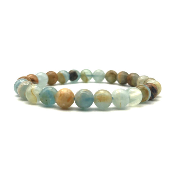 Calcite Bleue Bracelet en Pierre Boule