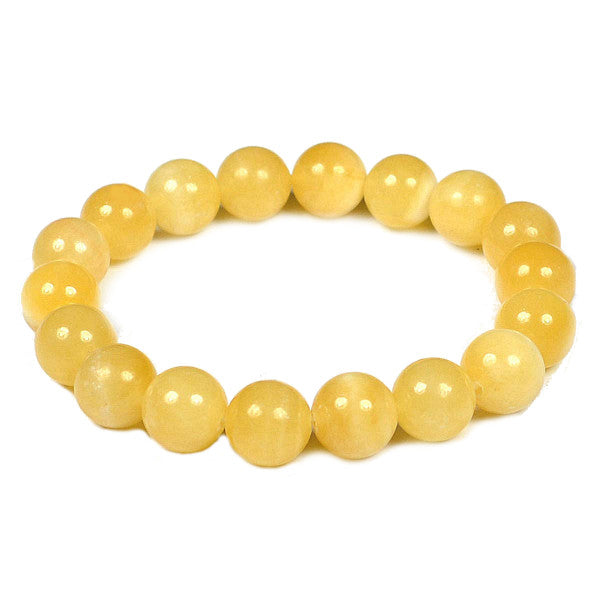 Calcite Orange Bracelet en Pierre Boule