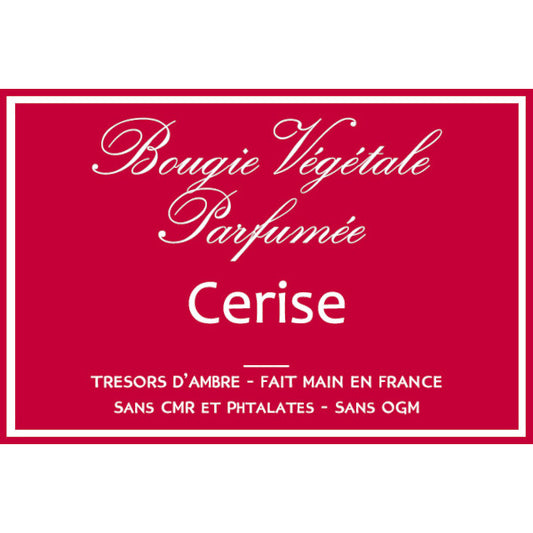 Bougie végétale parfumée Cerise Métal