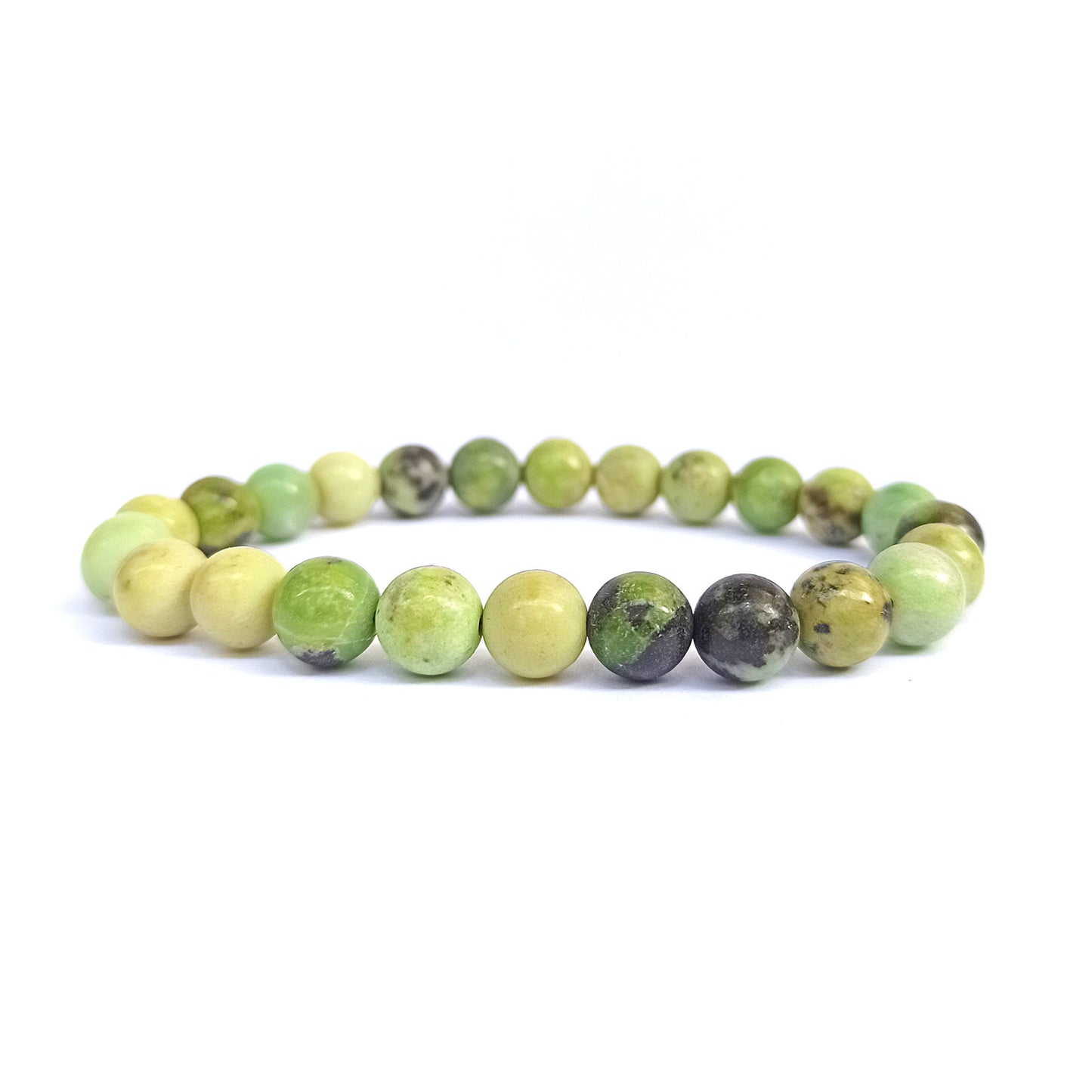 Chrysoprase Bracelet en Pierre Boule