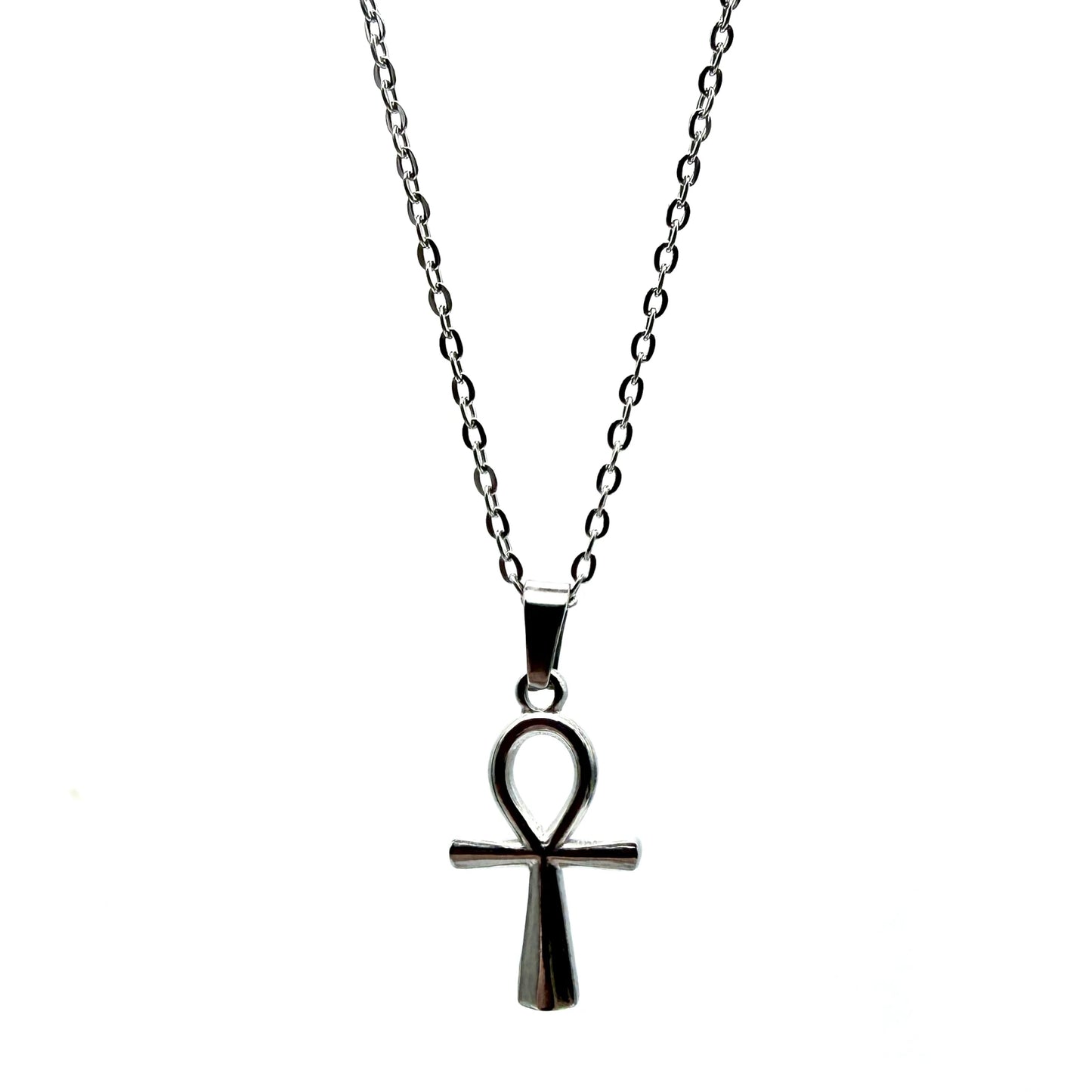 Croix d’Ankh (Croix de Vie) en Acier Inoxydable argenté