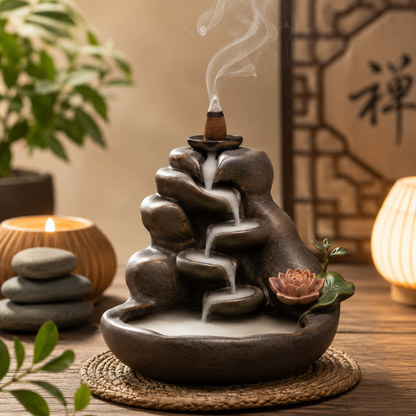 Encens Backflow Positive Vibes – Satya | Cônes pour Fontaine à Encens