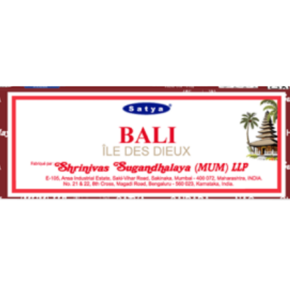 Encens Bali – Satya 15g | Bâtonnets Naturels