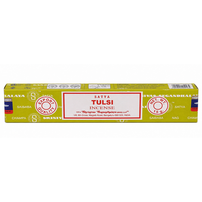 Encens Basilic Tulsi – Satya 15g | Bâtonnets Naturels