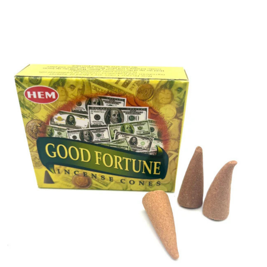 Encens Bonne Fortune – HEM | Cônes Naturels