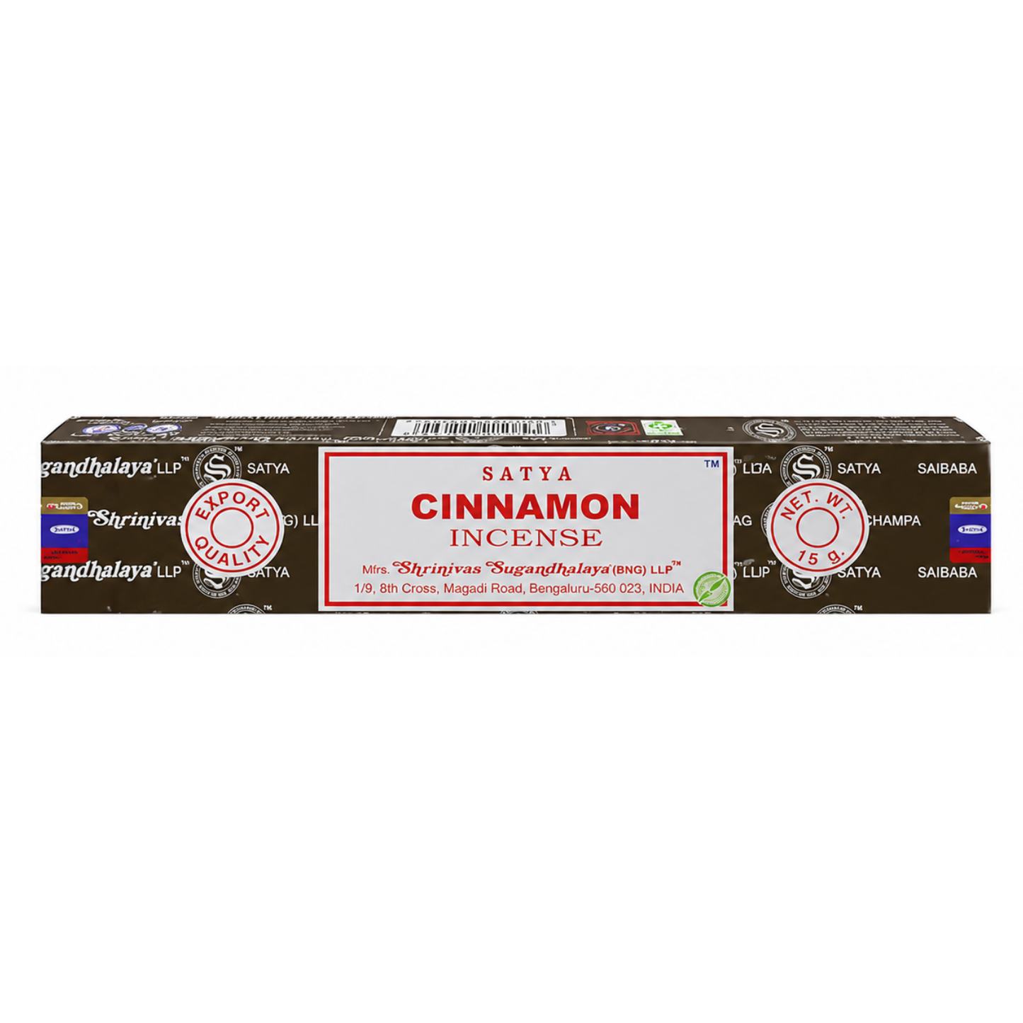 Encens Cannelle – Satya 15g | Bâtonnets Naturels