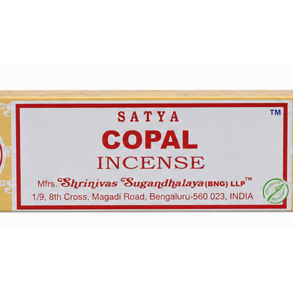 Encens Copal – Satya 15g | Bâtonnets Naturels