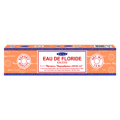 Encens Eau de Floride – Satya 15g | Bâtonnets Naturels