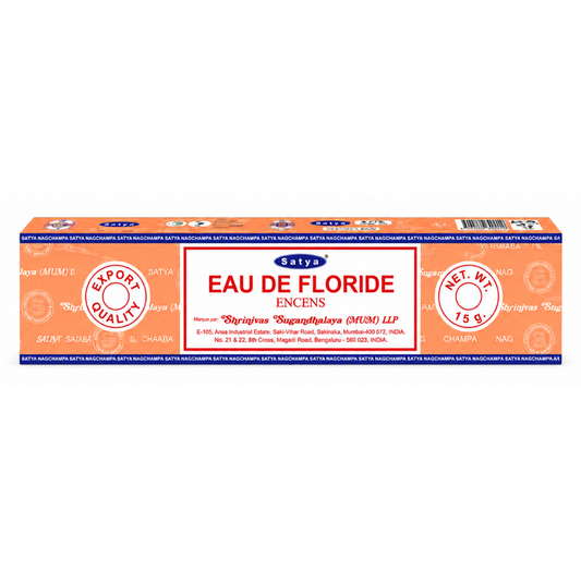 Encens Eau de Floride – Satya 15g | Bâtonnets Naturels