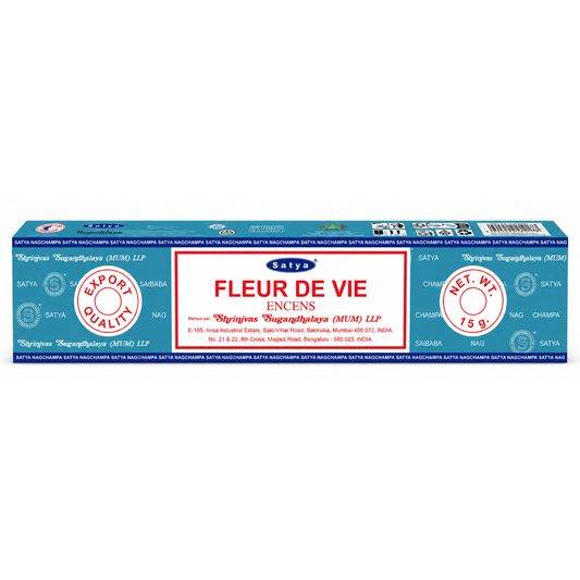 Encens Fleur de Vie – Satya 15g | Bâtonnets Naturels