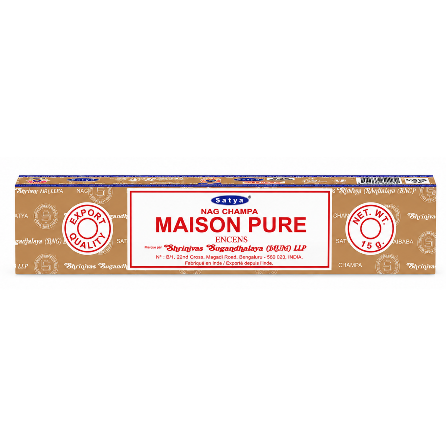 Encens Maison Pure – Satya 15g | Bâtonnets Naturels