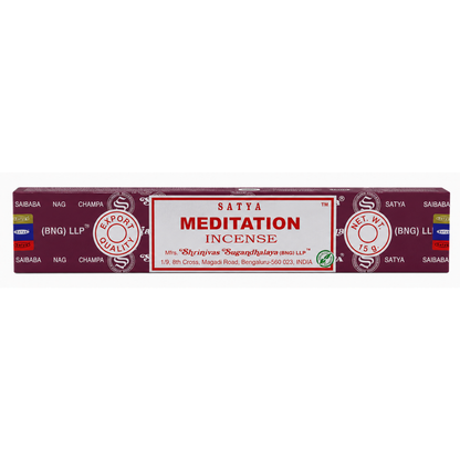 Encens Méditation – Satya 15g | Bâtonnets Naturels