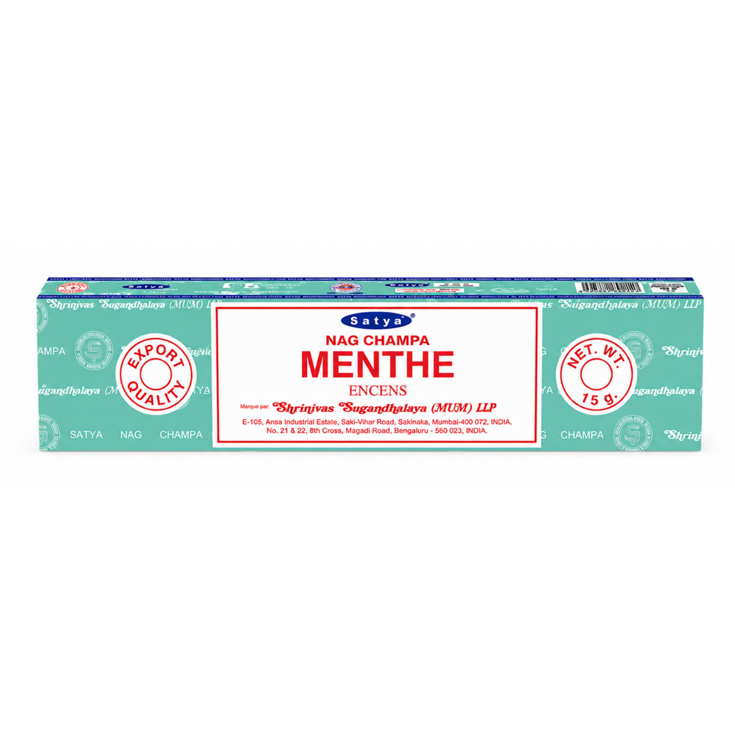 Encens Menthe – Satya 15g | Bâtonnets Naturels