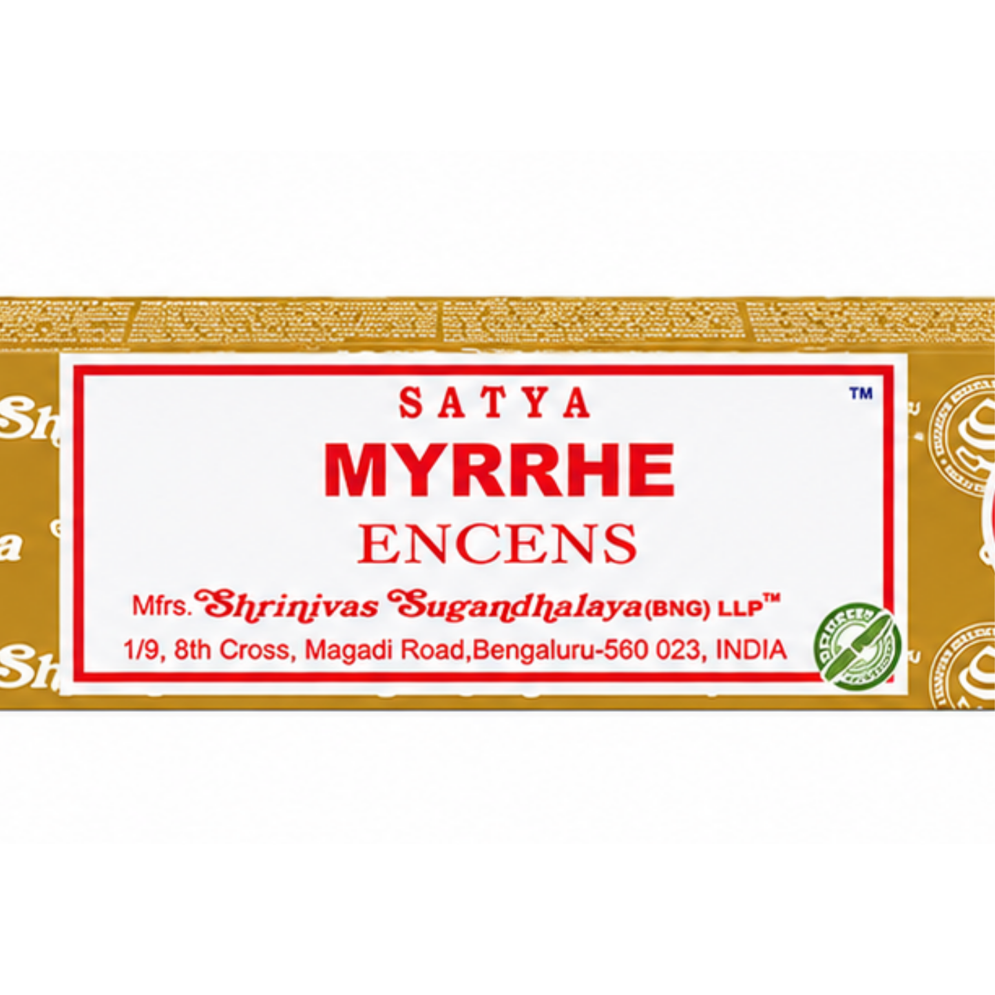 Encens Myrrhe – Satya 15g | Bâtonnets Naturels