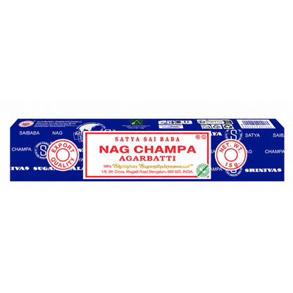 Encens Nag Champa – Satya 15g | Bâtonnets Naturels