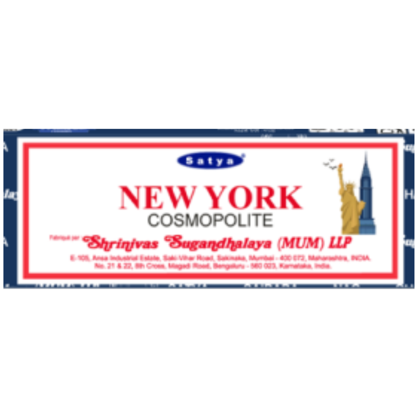 Encens New York – Satya 15g | Bâtonnets Naturels