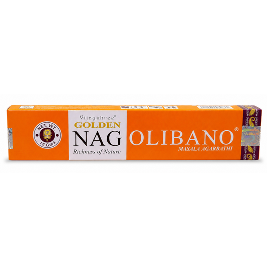 Encens Oliban – Vijayshree Golden Nag 15g | Bâtonnets Naturels