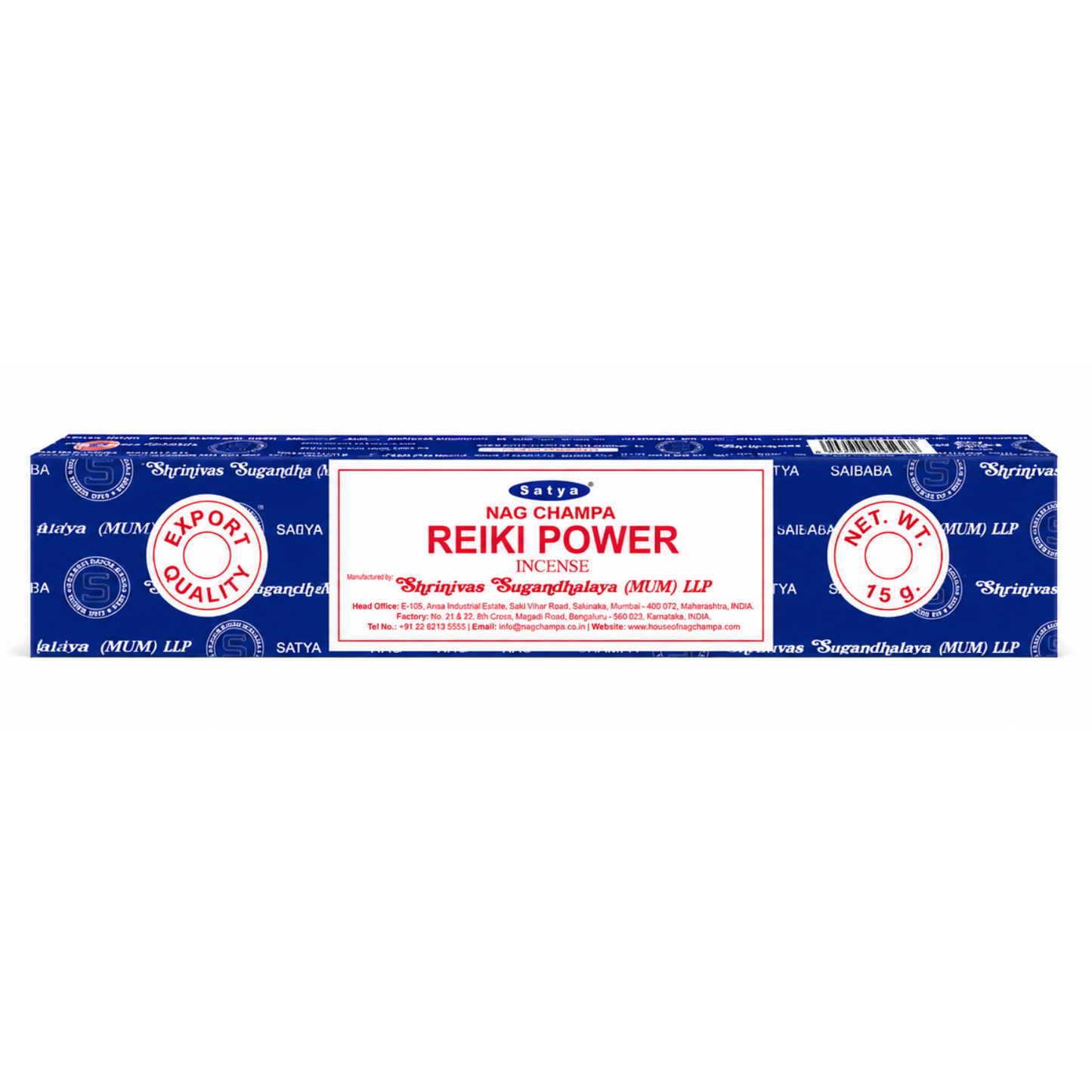 Encens Reiki Power – Satya 15g | Bâtonnets Naturels