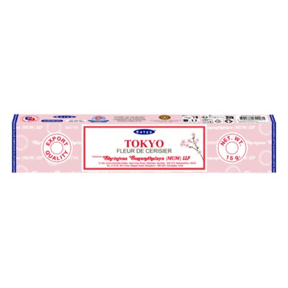 Encens Tokyo Sakura – Satya 15g | Bâtonnets Naturels