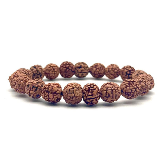 Graine de Rudraksha en Bracelet Boule