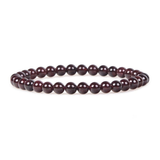 Grenat Rouge Bracelet en Pierre Boule