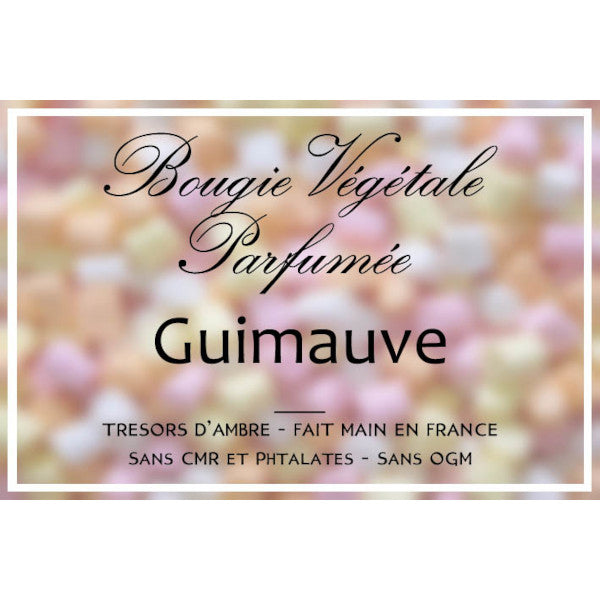 Bougie végétale parfumée Guimauve Métal