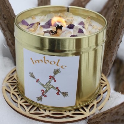 Bougie végétale parfumée – Sabbat de Imbolc– En PRE COMMANDE UNIQUEMENT – Edition limitée